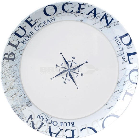 BLUE OCEAN: PIATTO DESSERT 20 CM IN MELAMINA - AccessoriCaravan.it