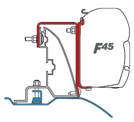 KIT FIAT DUCATO H2 ROOF RAIL per veranda F45 S, F45 L, ZIP - AccessoriCaravan.it