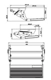 LIPPERT 12473R: GRADINO MANUALE SINGOLO VARIE MISURE CON MOVIMENTO BASCULANTE - accessoricaravan - accessori camper ricambi caravan