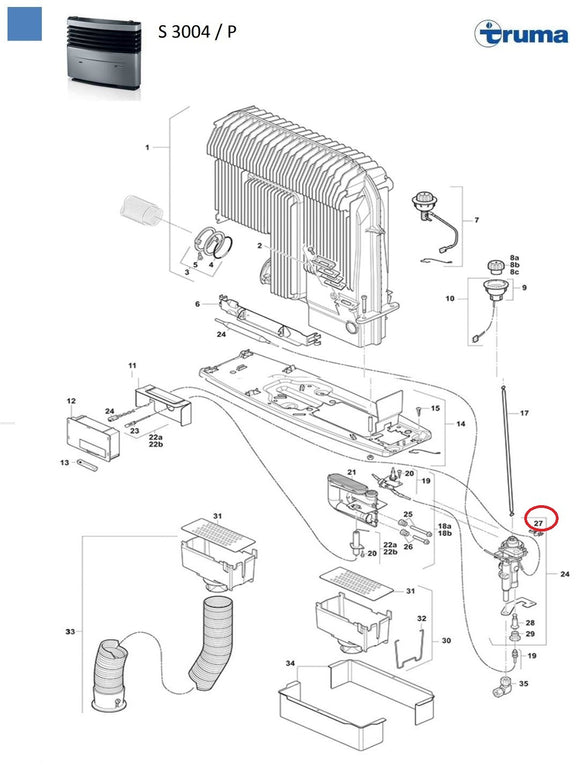 RICAMBI TRUMA S3004: MICRO CONTATTO PER STUFA ACCENSIONE AUTOMATICA - AccessoriCaravan.it