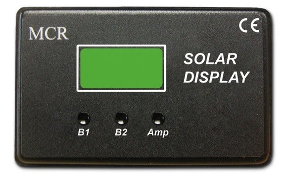 MCR SOLAR DISPLAY:  DISPLAY REMOTO DIGITALE  MONTAGGIO A SBALZO - AccessoriCaravan.it