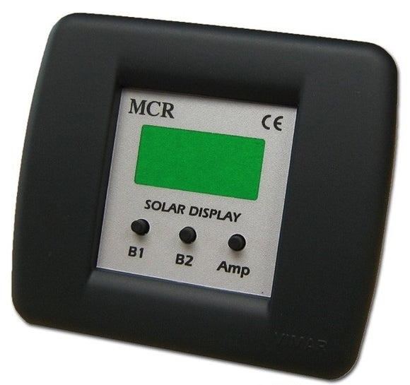 MCR SOLAR DISPLAY: DISPLAY REMOTO DIGITALE  MONTAGGIO A INCASSO - AccessoriCaravan.it