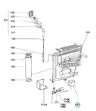 RICAMBI FRIGO RM4230L BATTERIA REFRIGERANTE: BACINELLA EVAPORATORE - AccessoriCaravan.it