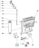 RICAMBI FRIGO RM4230L BATTERIA REFRIGERANTE: CALOTTA BRUCIATORE GAS - AccessoriCaravan.it