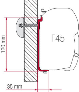 FIAMMA KIT ADATTATORE AS : STAFFE MONTAGGIO TENDALINO F45, F70 - AccessoriCaravan.it