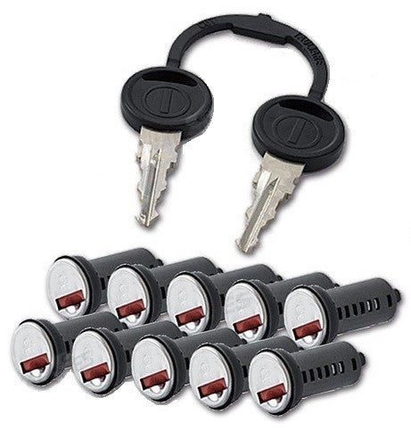 CHIAVI E CILINDRETTI ZADI: KIT SOSTITUTIVO UNIFORME DOPPIA CHIAVE CON 10 CILINDRI STESSA NUMERAZIONE - AccessoriCaravan.it