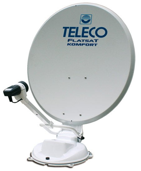 KIT 24 FLATSAT KOMFORT TELECO antenna sat automatica per camper e caravan - AccessoriCaravan.it