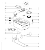 RICAMBI SERBATOIO DI RACCOLTA WC A CASSETTA C200-CS TETHFORD - accessoricaravan - accessori camper ricambi caravan